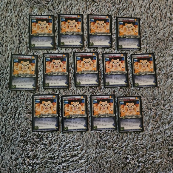Score Other - Dragon Ball Z TCG Blue Thrusted Blast‎ 5 World Games Saga Score 2002 Lot of 13